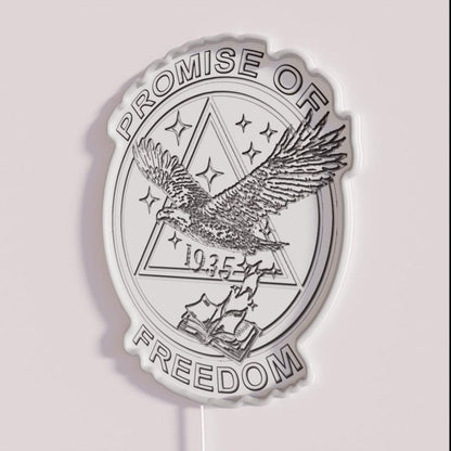 Promise Of Freedom Rgb Led Neon Sign - Shineneon