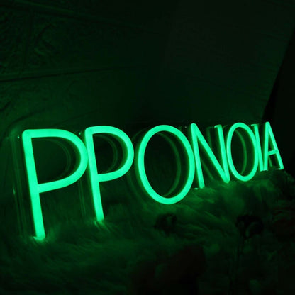 Pronoia Green Led Neon Sign - Shineneon