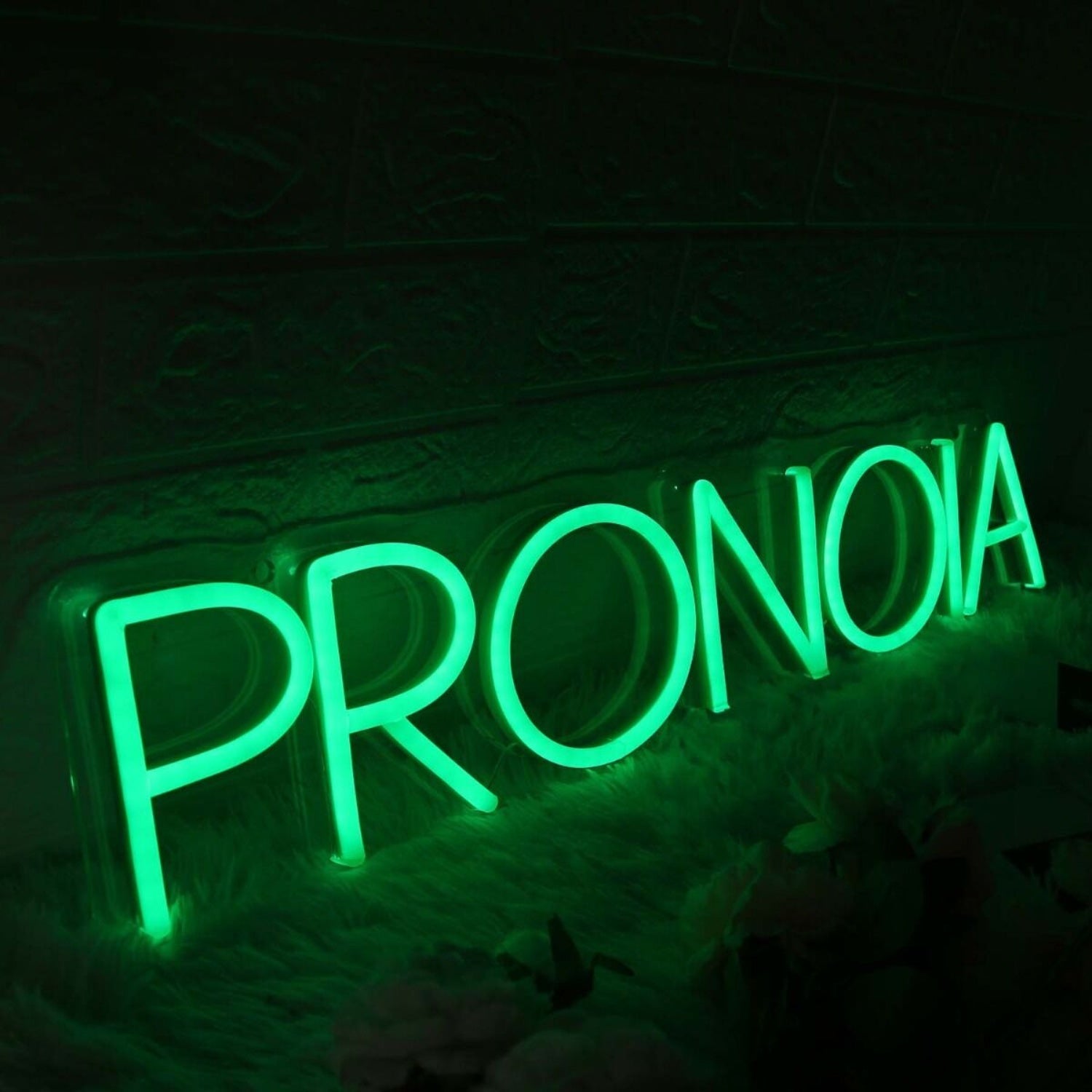 Pronoia Green Led Neon Sign - Shineneon