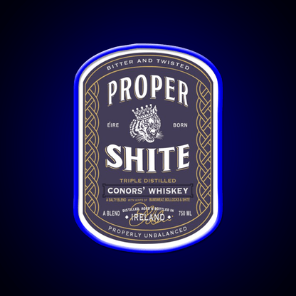 Proper Shite Whiskey Drink Bar Led Neon Sign Rgb Color - Shineneon