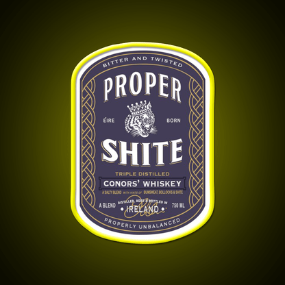 Proper Shite Whiskey Drink Bar Led Neon Sign Rgb Color - Shineneon