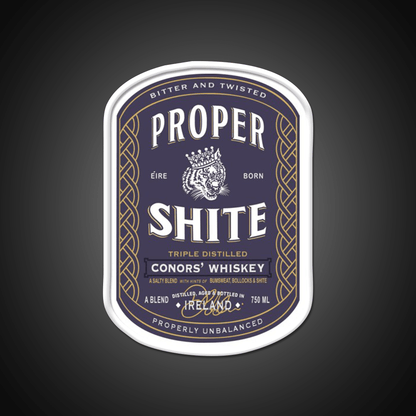 Proper Shite Whiskey Drink Bar Led Neon Sign Rgb Color - Shineneon