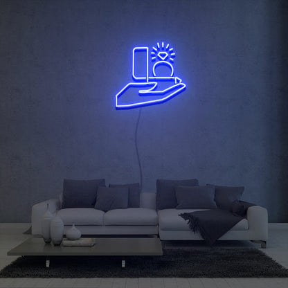 Proposal Diamond Ring Neon Sign Party Decoration | Shineneon
