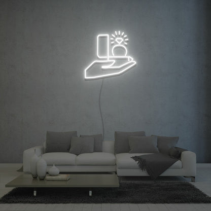 Proposal Diamond Ring Neon Sign Party Decoration | Shineneon
