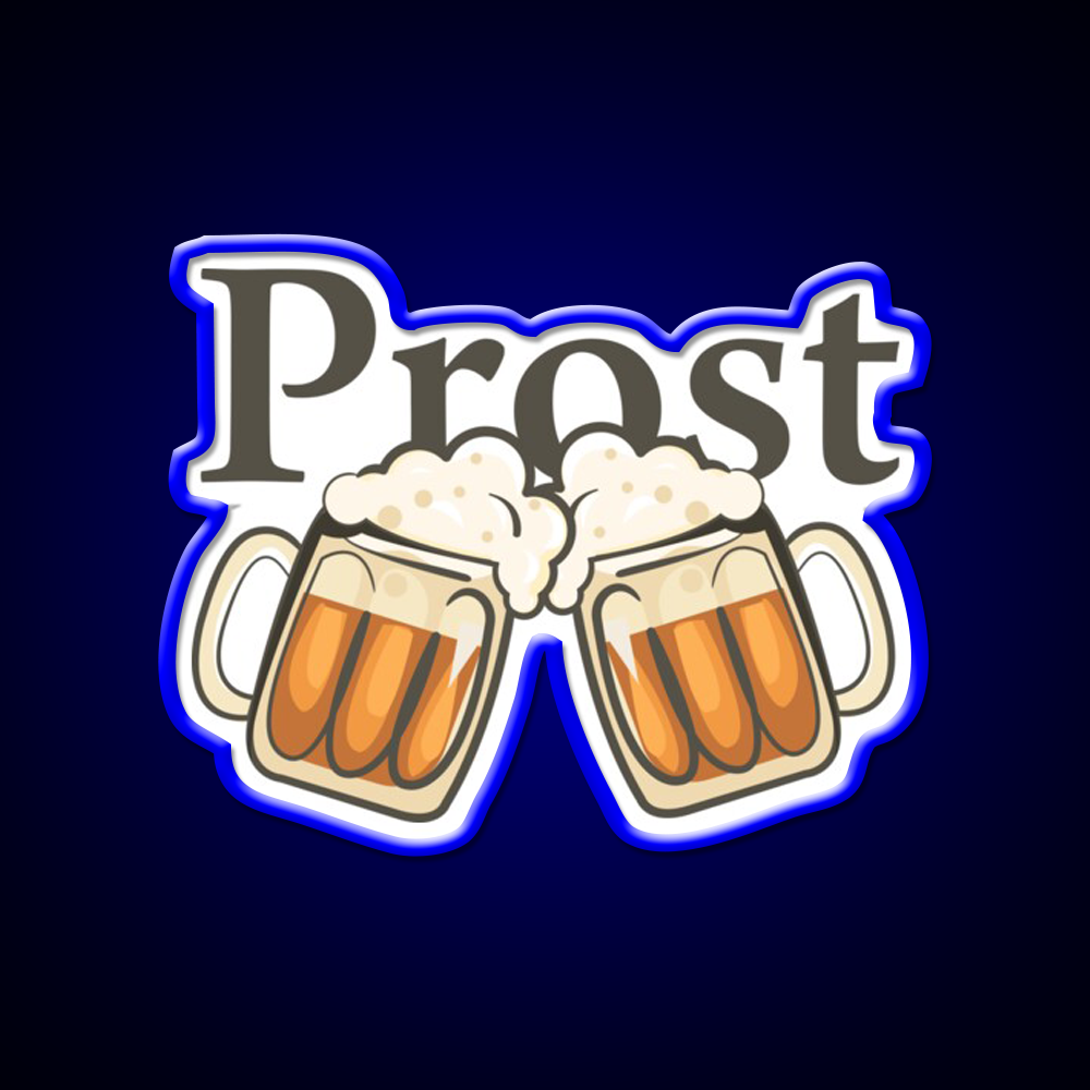 Prost 2024 Beer Bar Decor Led Neon Sign Rgb Color - LED neon sign view 5