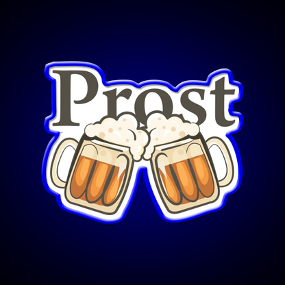 Prost 2024 Beer Bar Decor Led Neon Sign Rgb Color - LED neon sign view 5