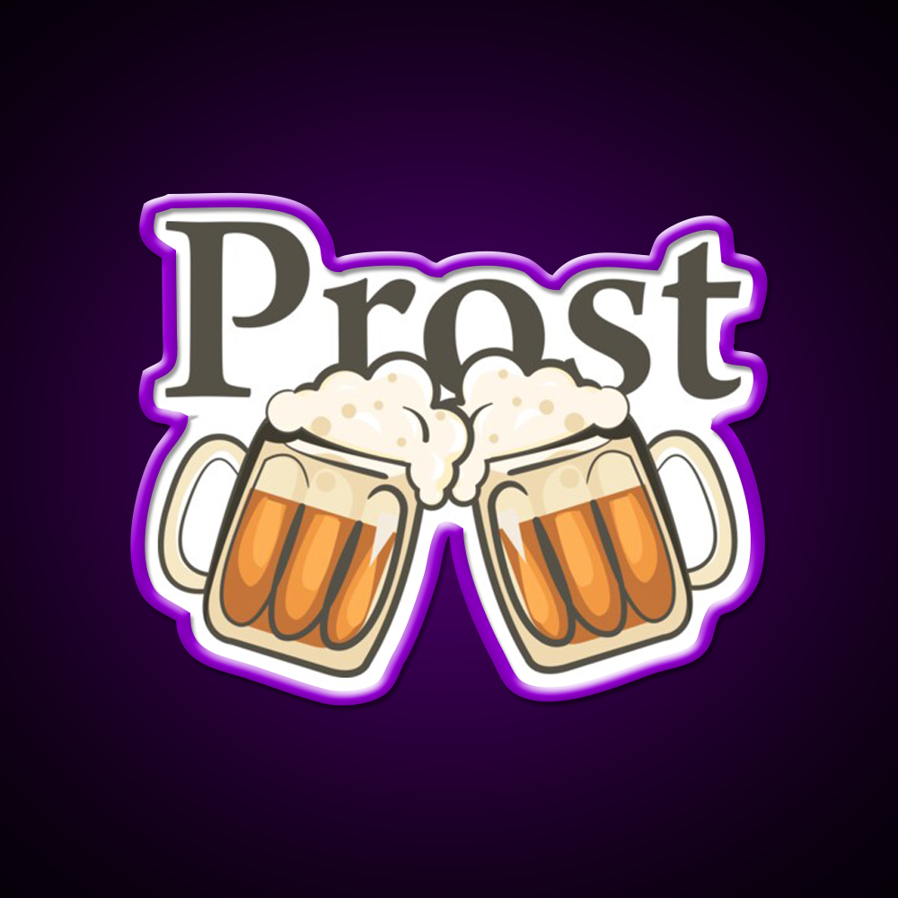 Prost 2024 Beer Bar Decor Led Neon Sign Rgb Color - LED neon sign view 9