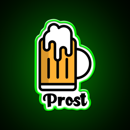 Prost Beer Bar Decor Led Neon Sign Rgb Color - LED neon sign view 8