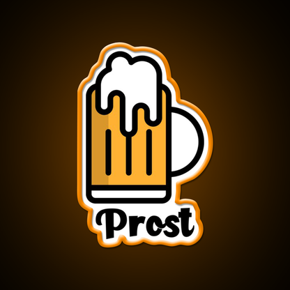 Prost Beer Bar Decor Led Neon Sign Rgb Color - LED neon sign view 6