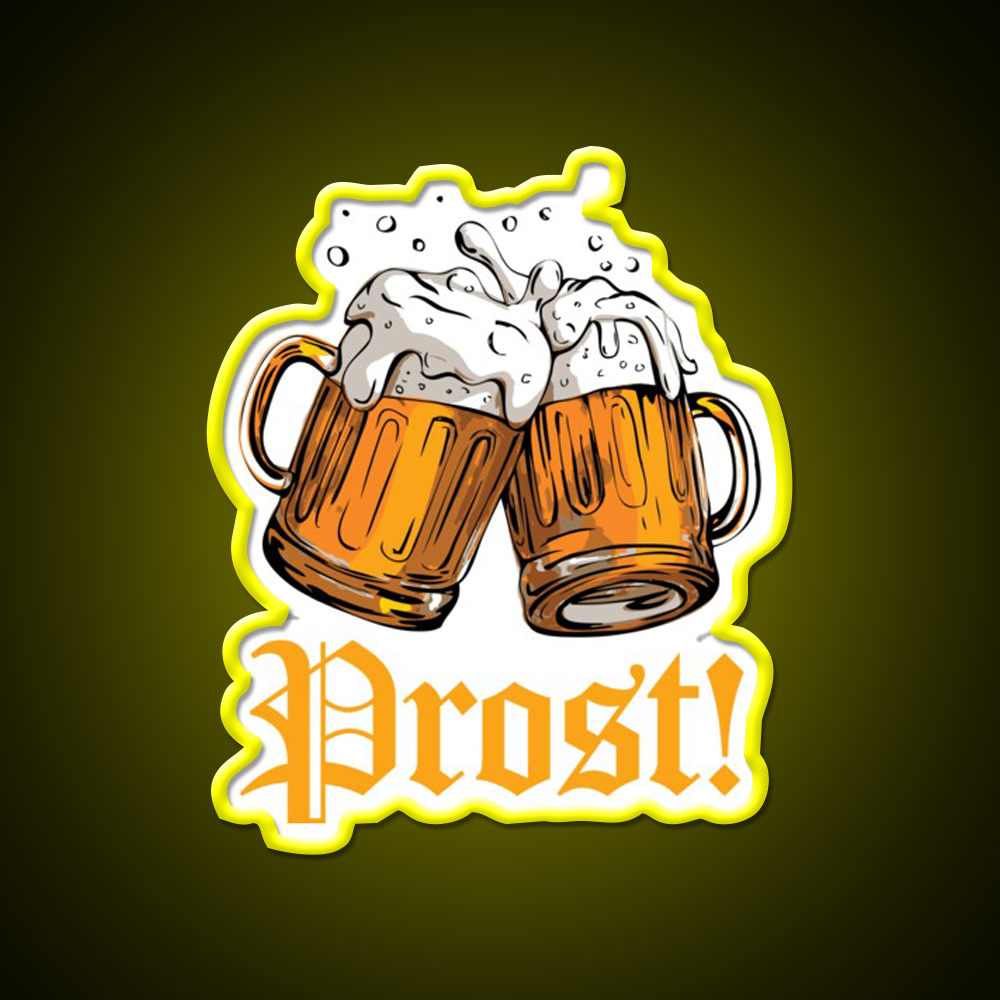 Prost Oktoberfest Beer Bar Decor Led Neon Sign Rgb Color - LED neon sign view 7