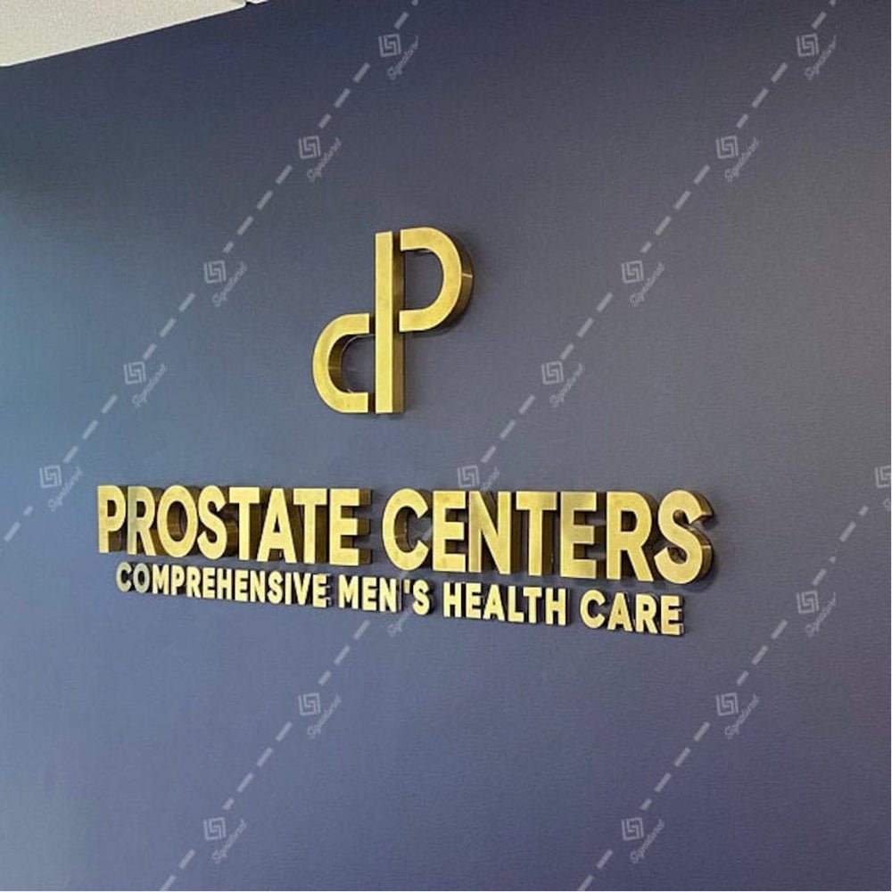 Prostate Centers Logo 3D Backlit Channel Letters Led Light Sign - Shineneon