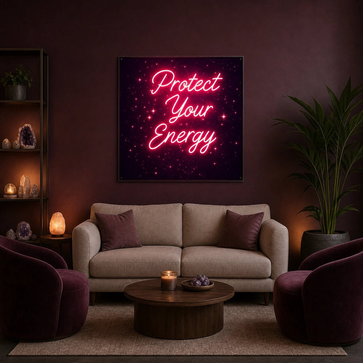 Protect Your Energy LED Neon Sign Garage Man Cave Neon Sign - Shineneon