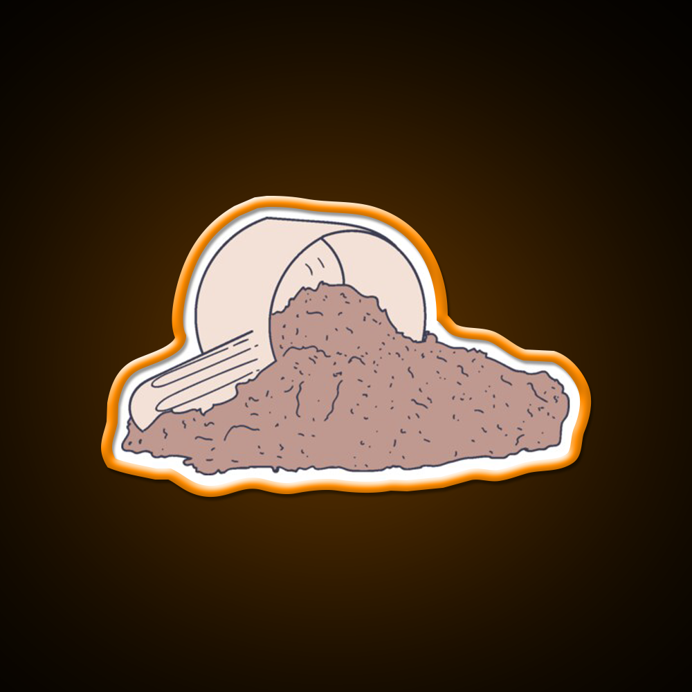 Protein Shake Pocket Supplement Graphic Gym Fitness Led Neon Sign Rgb Color