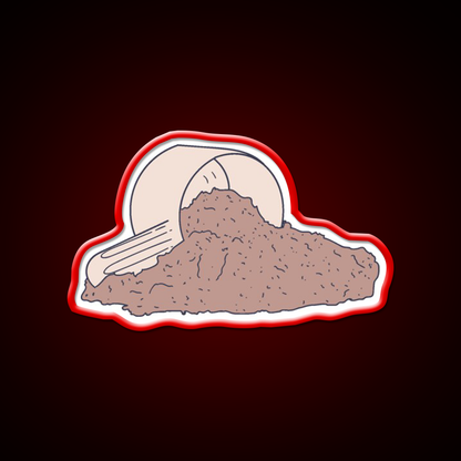 Protein Shake Pocket Supplement Graphic Gym Fitness Led Neon Sign Rgb Color