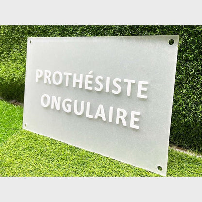 Prothesiste Ongulaire Acrylic Business Logo Sign - Shineneon