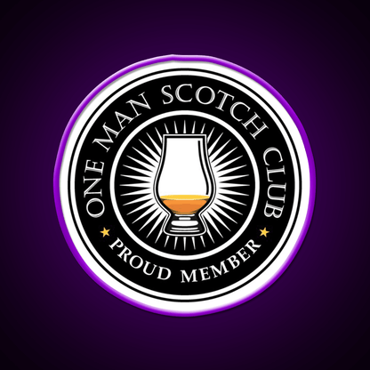 Proud Member Scotch Club Whiskey Drink Bar Led Neon Sign Rgb Color - Shineneon