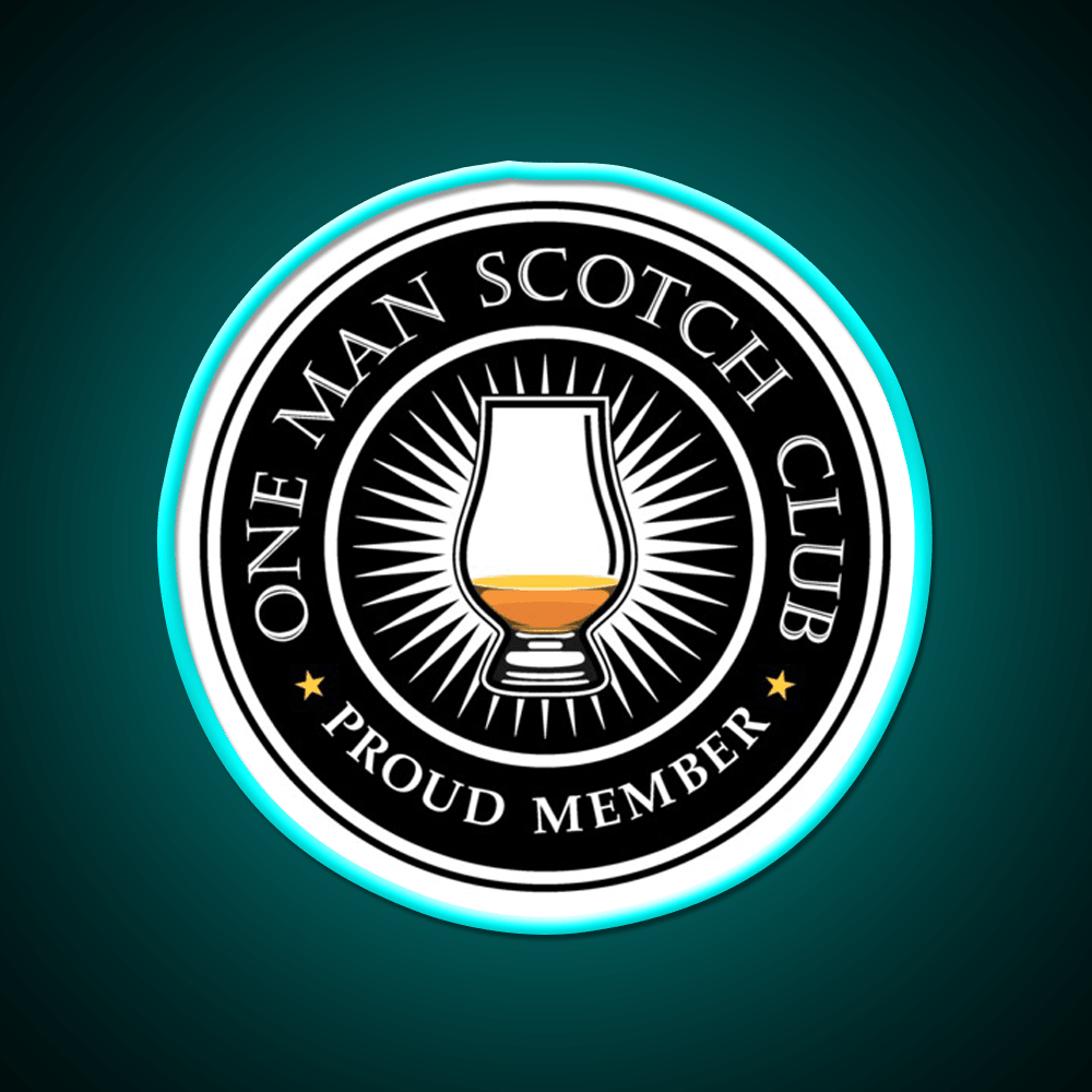 Proud Member Scotch Club Whiskey Drink Bar Led Neon Sign Rgb Color - Shineneon