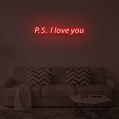 Ps I Love You Led Neon Sign | Shineneon