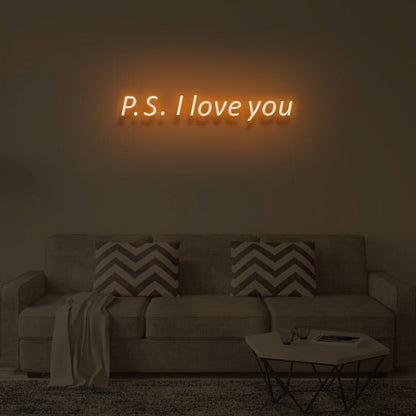 Ps I Love You Led Neon Sign | Shineneon