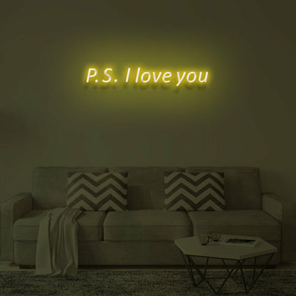 Ps I Love You Led Neon Sign | Shineneon