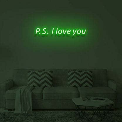 Ps I Love You Led Neon Sign | Shineneon