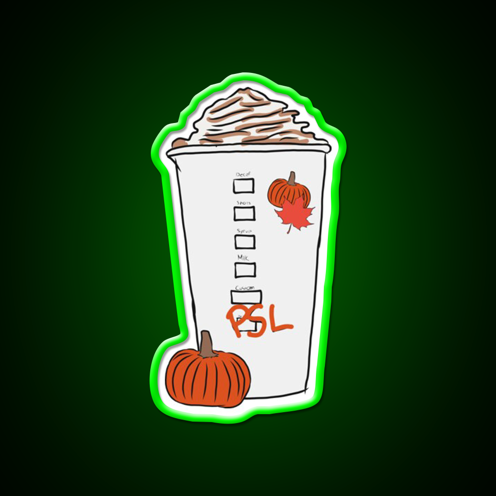 Psl Cafe Led Neon Sign Espresso Bar Art Rgb Color