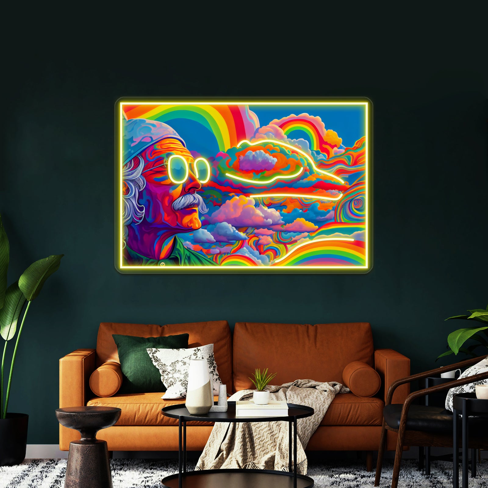 Psychedelic Dreams Lsd Rainbow Print Wall Artwork Neon Signs | Shineneon