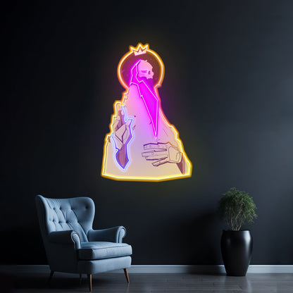 Psychedelic Head Skull Led Neon Sign Light Custom Led Signs - Shineneon