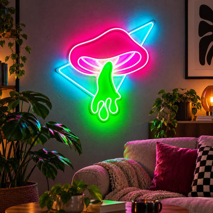 Psychedelic Mushroom LED Neon Sign - Shineneon