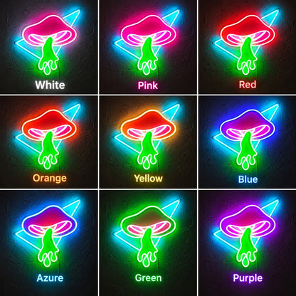 Psychedelic Mushroom LED Neon Sign - Shineneon