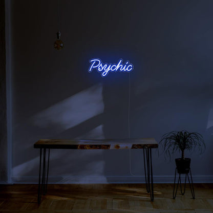 Psychic Blue Artistic Led Neon Sign For Modern Studio Decor | Shineneon