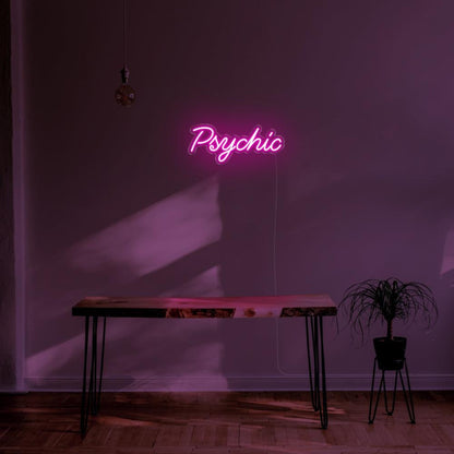 Psychic Blue Artistic Led Neon Sign For Modern Studio Decor | Shineneon
