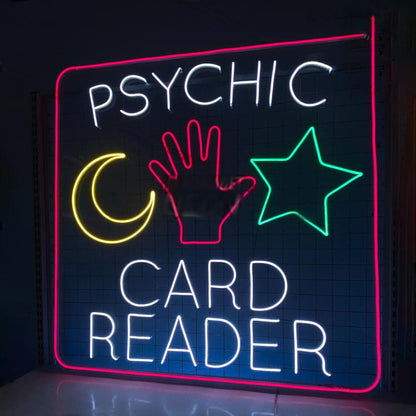 Psychic Card Reader Open Led Neon Sign Led Decor | Shineneon