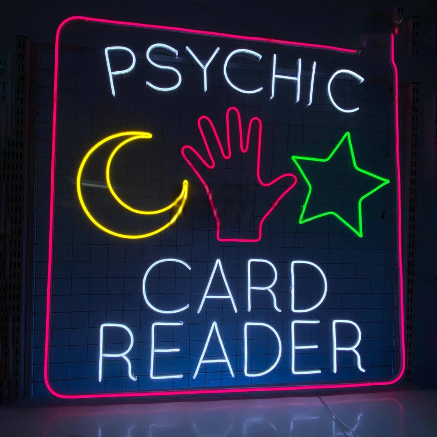 Psychic Card Reader Open Led Neon Sign Led Decor | Shineneon