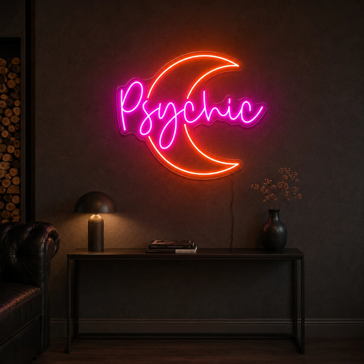 Psychic Moon LED Neon Sign color grid