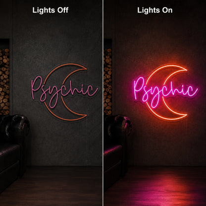 Psychic Moon LED Neon Sign main product image