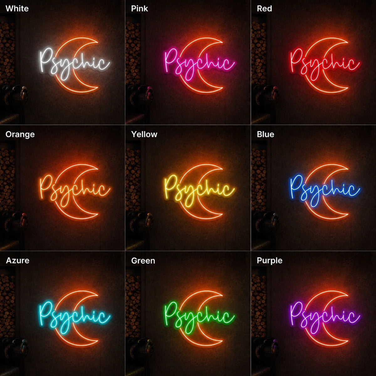 Psychic Moon LED Neon Sign - Shineneon