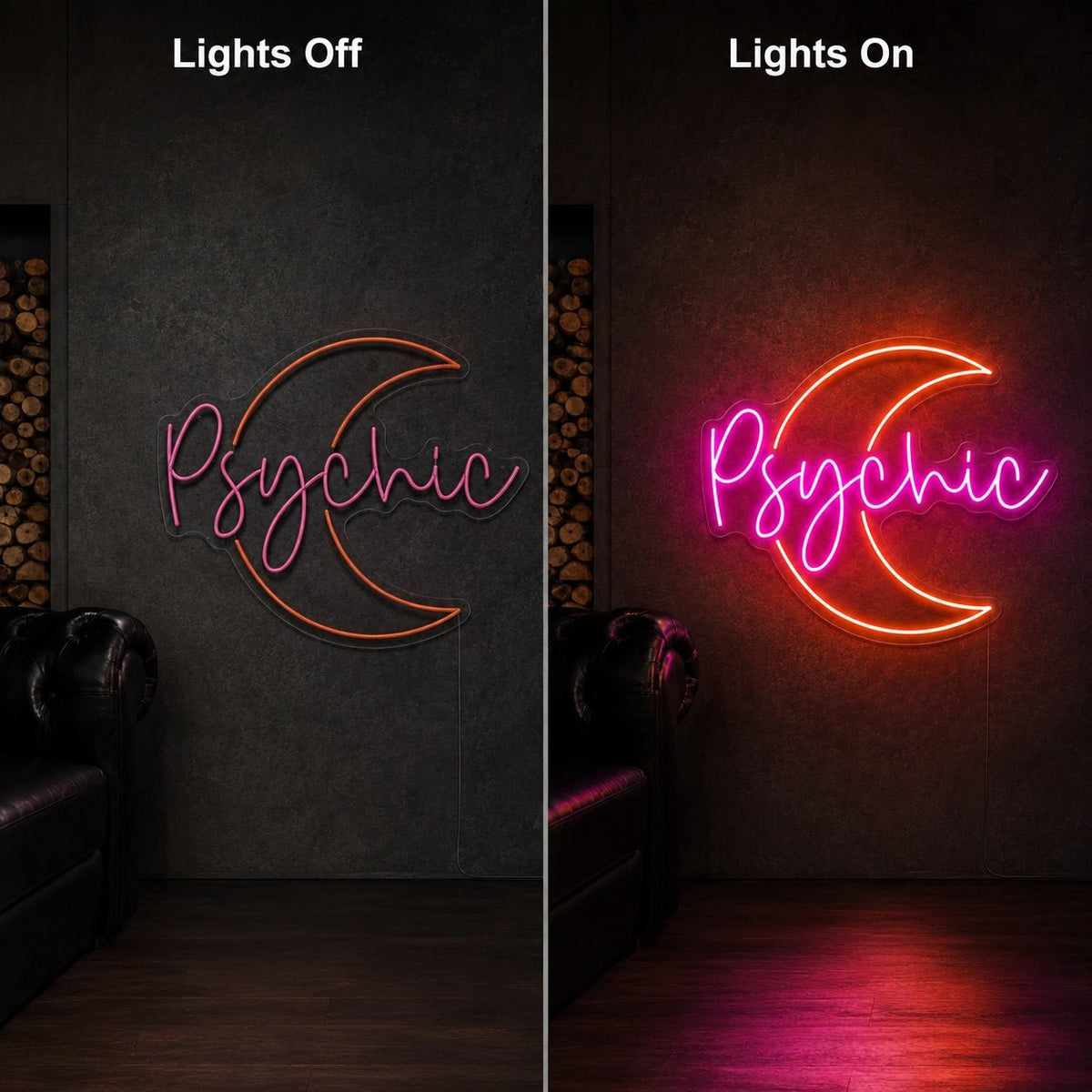 Psychic Moon LED Neon Sign - Shineneon
