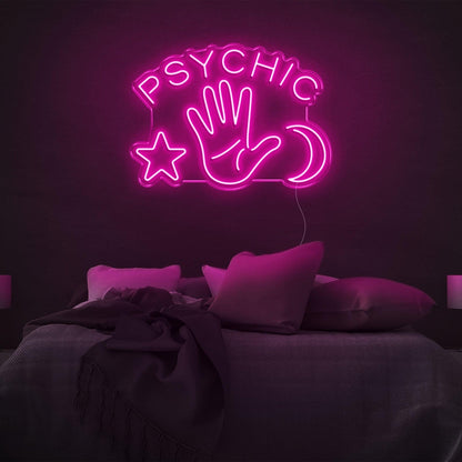 Psychic Yellow Mystic Symbols Led Neon Sign For Bedroom Decor | Shineneon