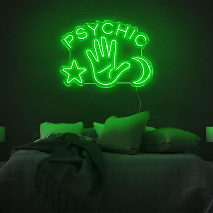 Psychic Yellow Mystic Symbols Led Neon Sign For Bedroom Decor | Shineneon