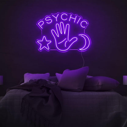 Psychic Yellow Mystic Symbols Led Neon Sign For Bedroom Decor | Shineneon