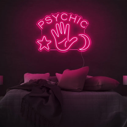 Psychic Yellow Mystic Symbols Led Neon Sign For Bedroom Decor | Shineneon