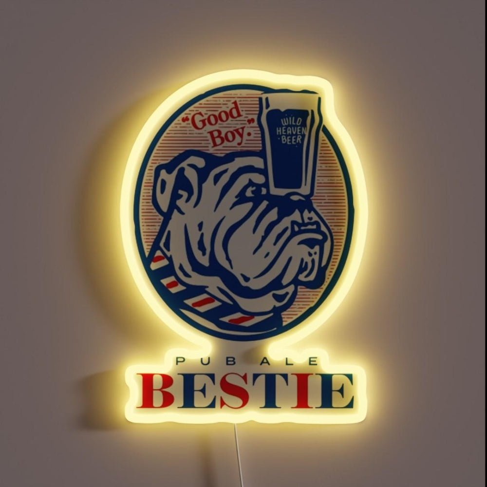Pub Ale Bestie Rgb Led Neon Sign - Shineneon
