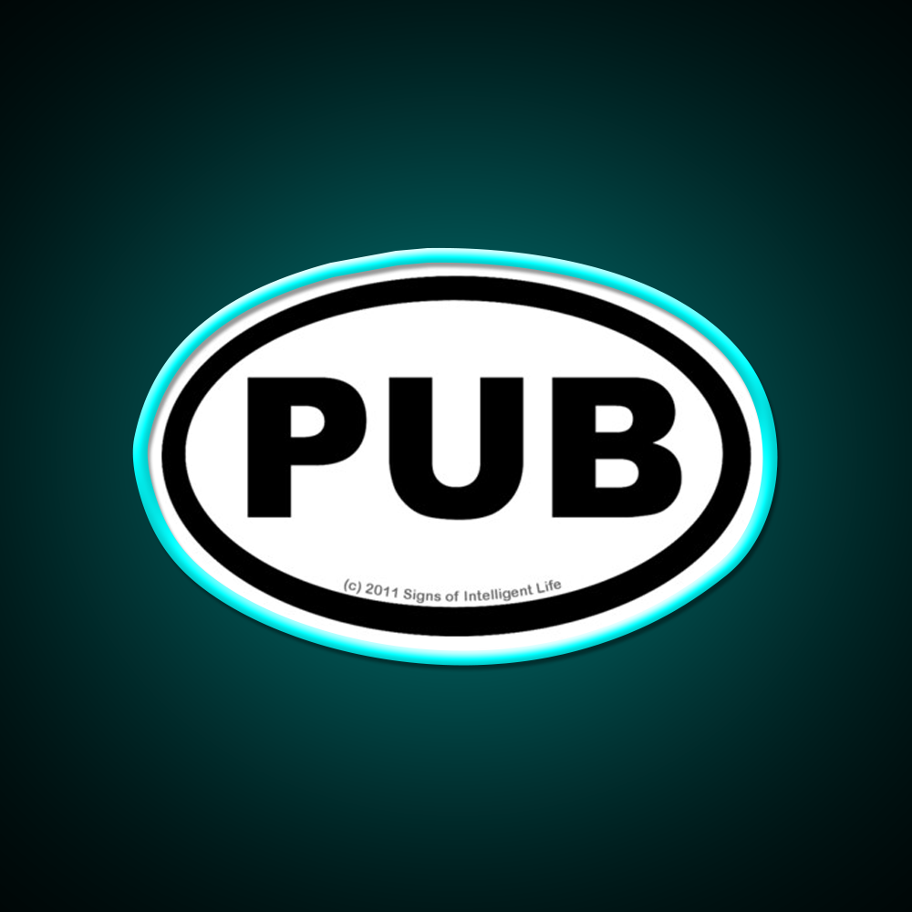 Pub Location Man Cave Bar Led Neon Sign Rgb Color