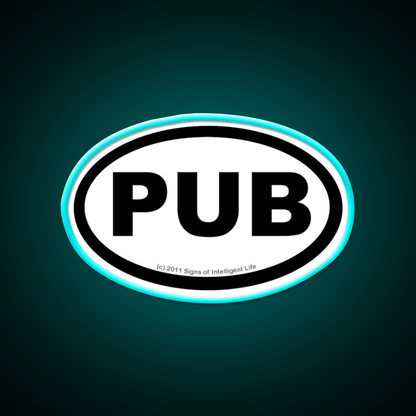 Pub Location Man Cave Bar Led Neon Sign Rgb Color