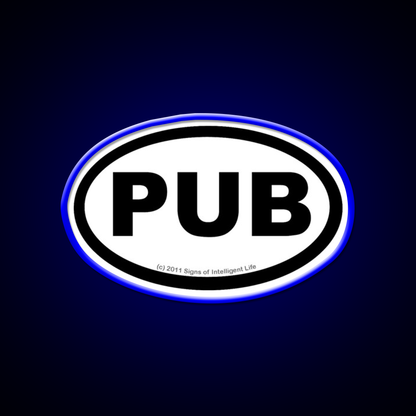 Pub Location Man Cave Bar Led Neon Sign Rgb Color