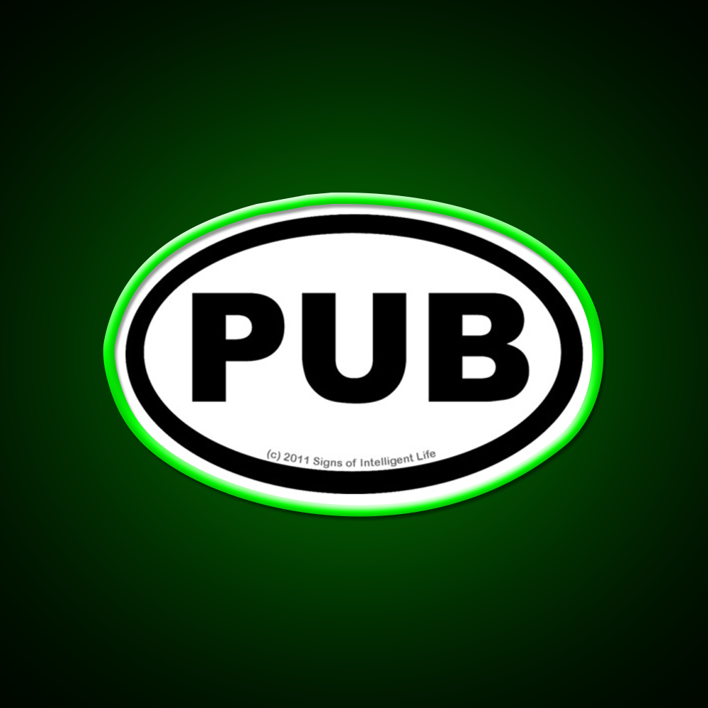 Pub Location Man Cave Bar Led Neon Sign Rgb Color