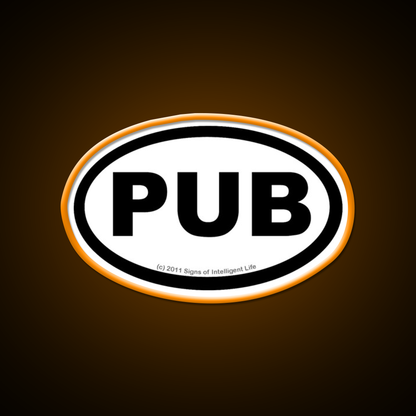 Pub Location Man Cave Bar Led Neon Sign Rgb Color