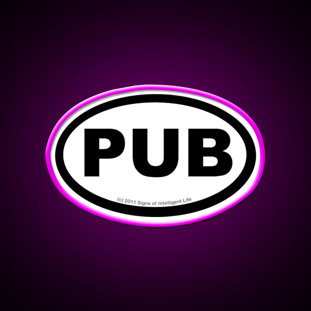 Pub Location Man Cave Bar Led Neon Sign Rgb Color