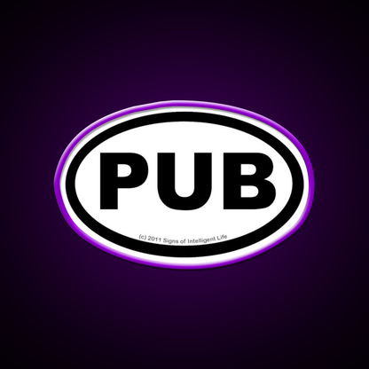 Pub Location Man Cave Bar Led Neon Sign Rgb Color